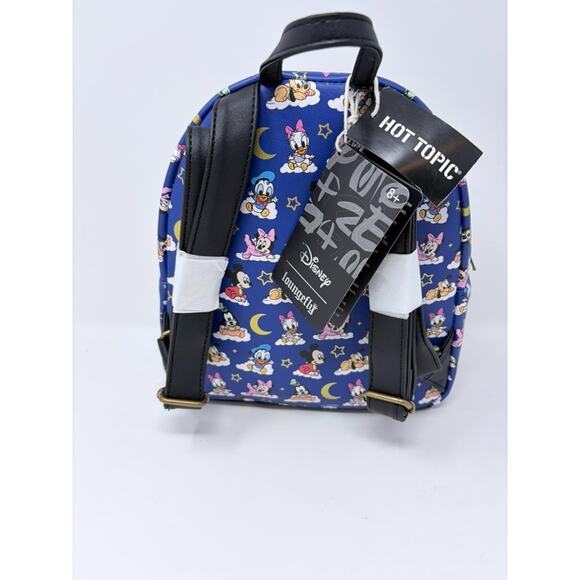 Loungefly x Disney Donald Duck Mini Backpack Cosplay Blue  Loungefly Disney Mini Backpack Mickey Minnie Donald Blue